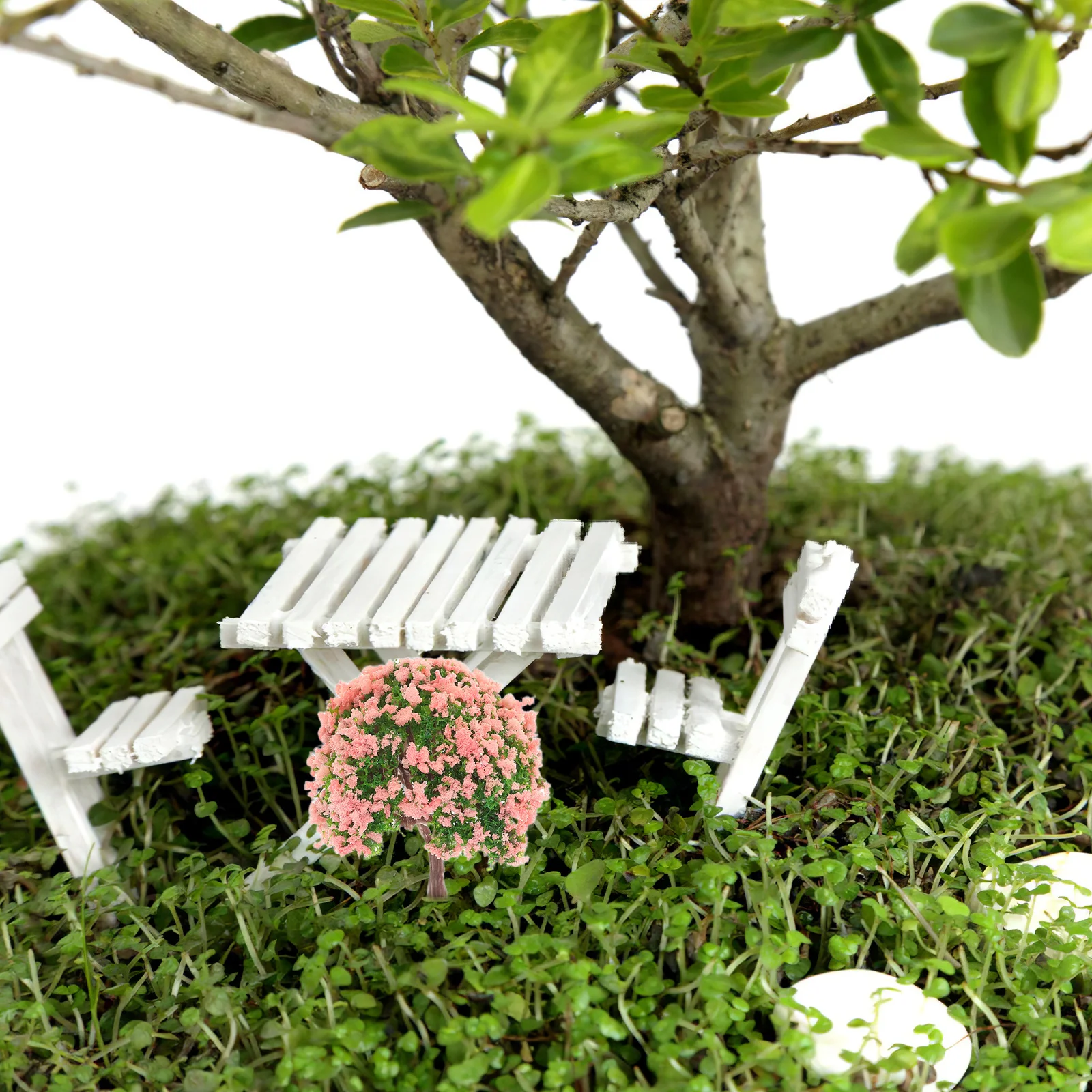 

4Pcs Micro-Landscape Simulation Trees Miniature Plants High-Realistic Desktop Decor for Office Home Table Centerpiece