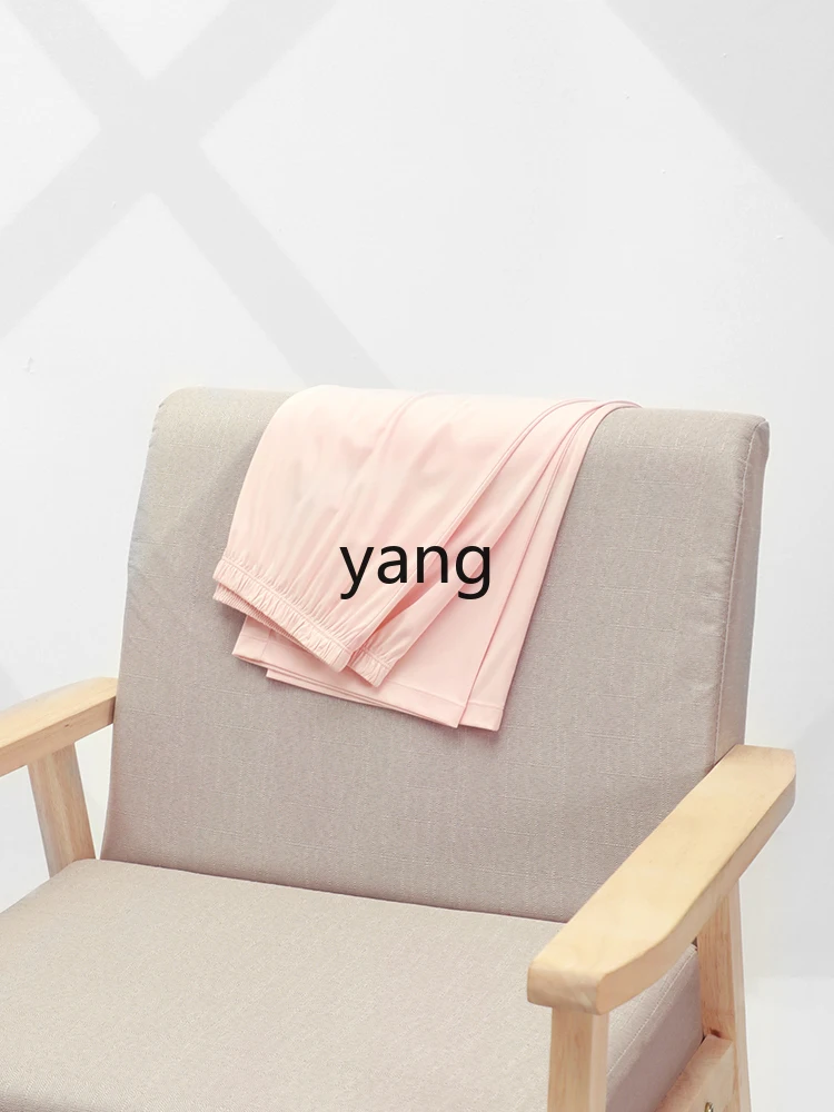 LMM spring and summer women's cotton pajamas set court style lace edge pullover loungewear