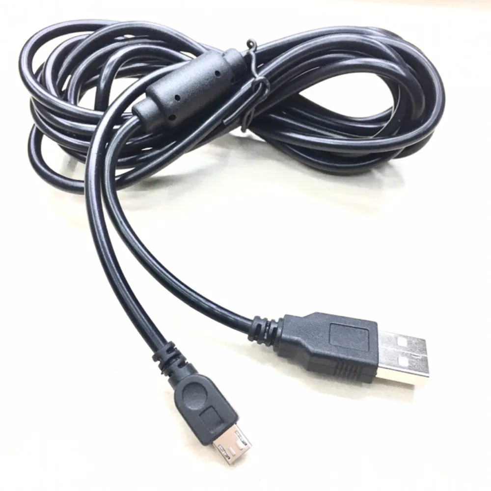 500pcs for PS4 Controller 3M Micro USB Charger Cable