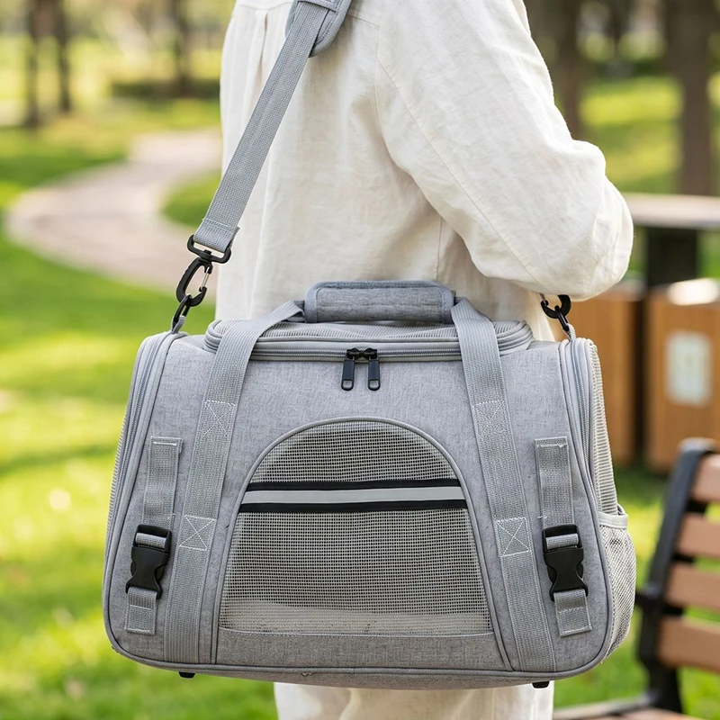 

Car Pet Bag, Dog Bag, Breathable Pet Outdoor Bag, Outdoor Cat Small Dog Folding Portable Cat Bag