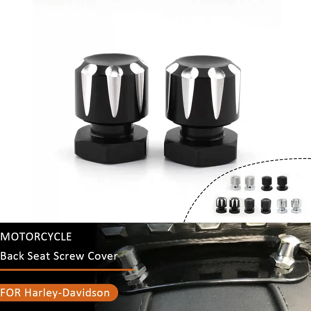 For Harley Davidson Road King Road Glide FLTR FLTRI Street Glide Motorcycle Rear Seat Screw Trim Cover Solo Mounting Nut Bolt