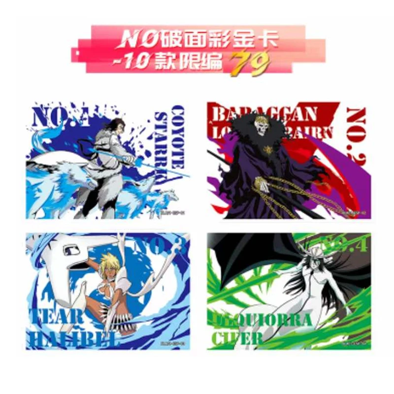 Japanese Anime Bleach Collection Card Characters Limited Rare EX Flash Card Games Card Collection Cards Kids Xmas Toys Gift