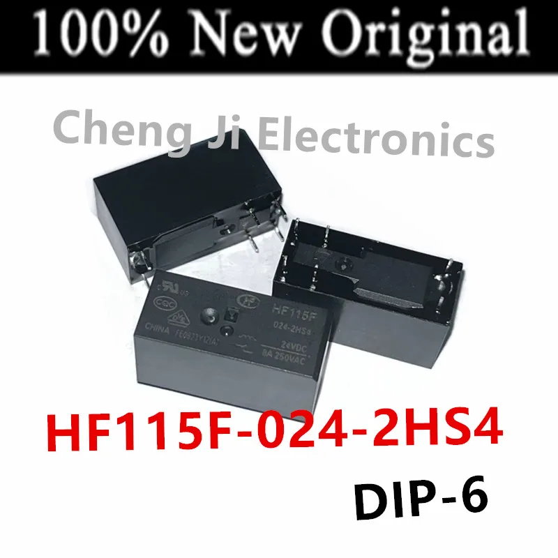 10PCS/Lot   HF115F/024-2HS4 、HF115F/012-2HS4 、HF115F/005-2HS4   New high-power relay   HF115F-024-2HS4 、HF115F-012-2HS4