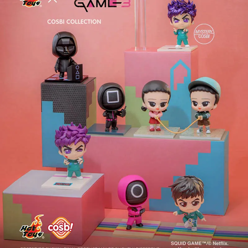 

HOT TOYS COSBI Squid Game Blind Box Series 2 Minifigure Doll Collectible Giftra