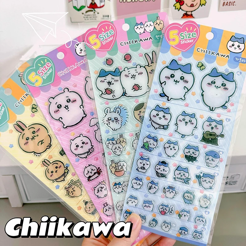 Usagi Chiikawa Stickers Cute Flat Laptops Diy Cartoon Stickers Children Chiikawa Decorative Stickers Xmas Gifts Cute Stickers