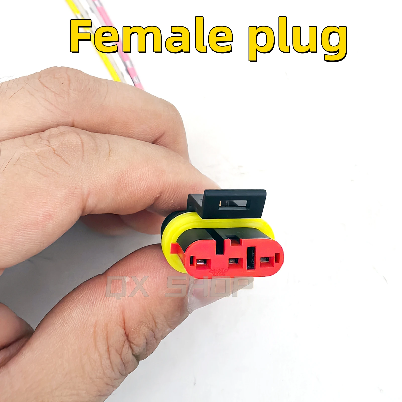 3Pin plug connector DJ7031-1.5-11/21 for Excavator Sany throttle knob Car turbo speed sensor Wire harness plug 282087-1 282105-1