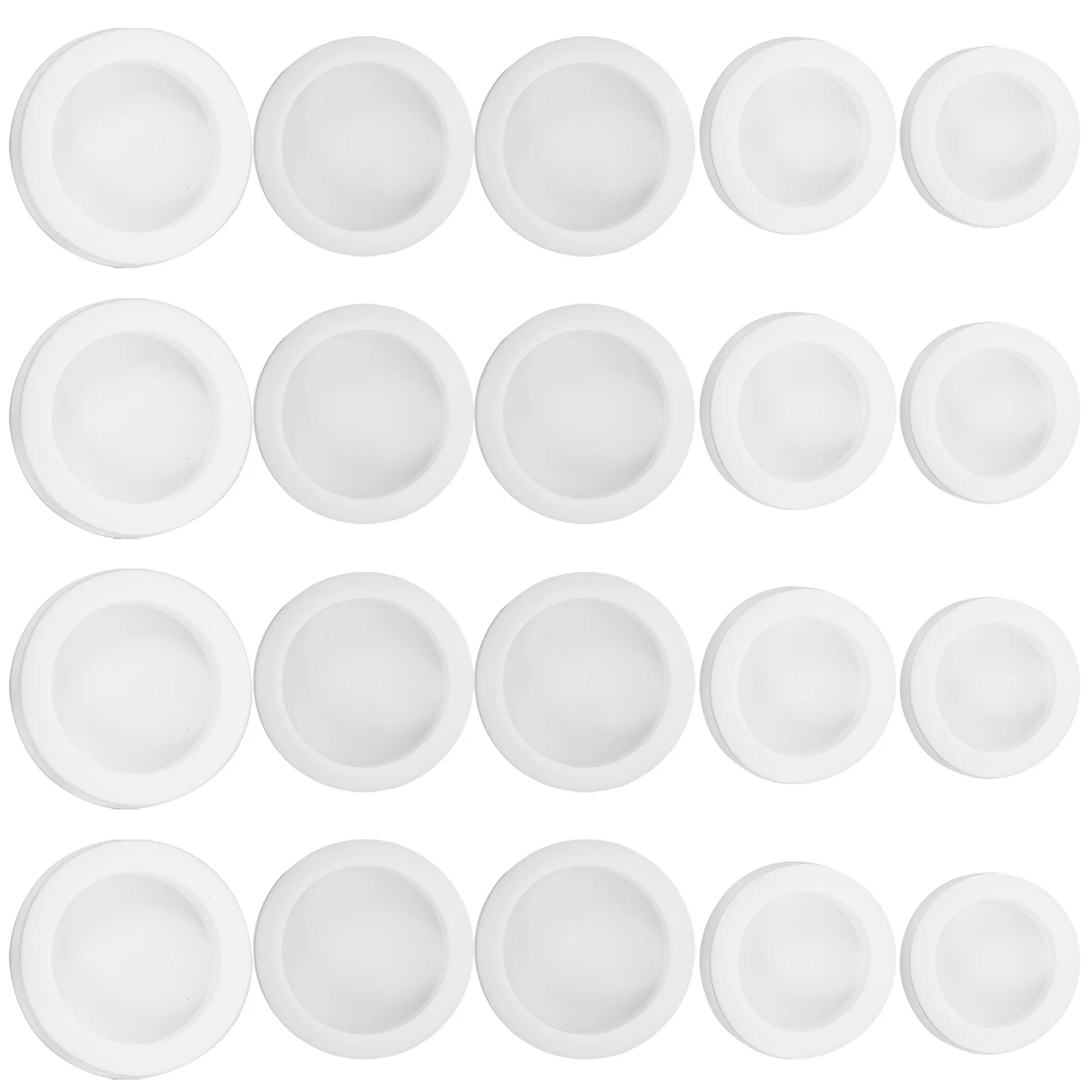 

50Pcs Money Saving Container Stoppers Round Silicone Plugs for Piggy Banks and Cash Boxes Various Sizes Silicone Plugs