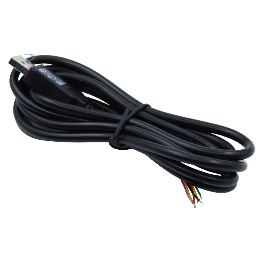 For TTL 232RG VSW5V WE FTDI FT232RQ USB To 5V TTL UART Serial Cable 1.8M Wire Ended Converter