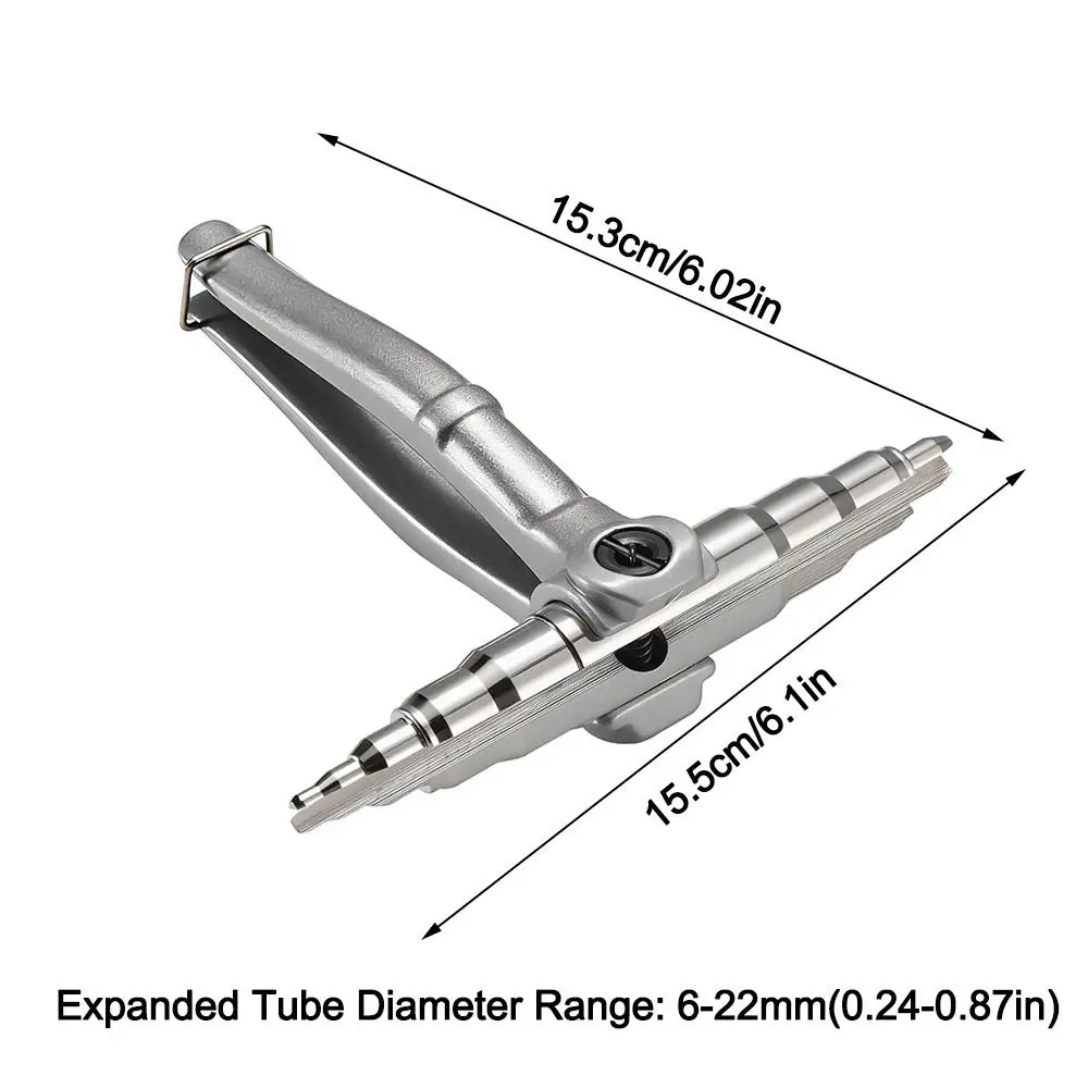 6-22mm Copper Pipe Expander Aluminum Alloy Manual Handheld Cooler Air Conditioner Reamer view 6