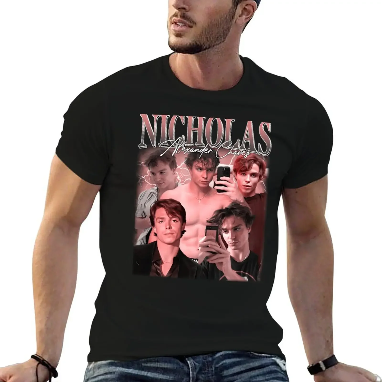 

Retro Sweet Nicholas Chavez Classic T-Shirt baggy shirts for a boy sublime t shirt men