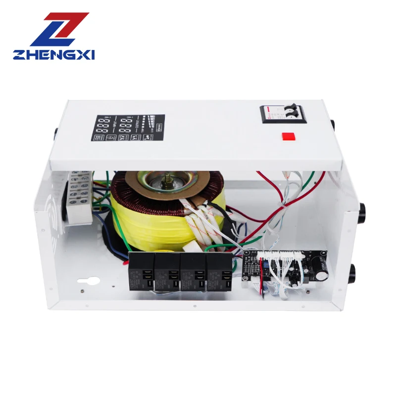 AC220V TMB-3000VA 5000VA الناتج التتابع نوع برج نموذج التلقائي منظم جهد المنزل كله للأجهزة المنزلية