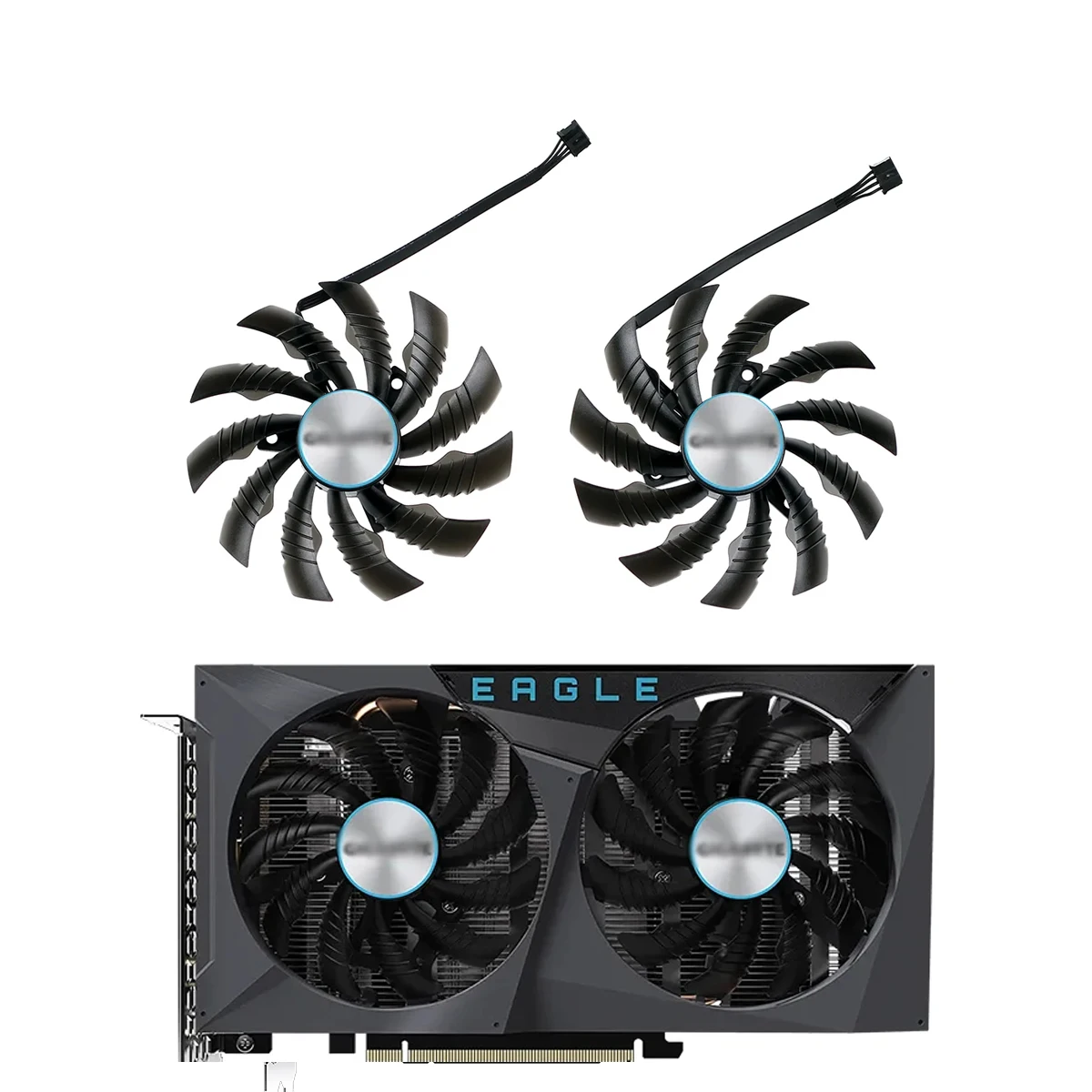 

95MM New PLD10010S12H GPU Cooling Fan For Gigabyte RTX 3060 3060Ti EAGLE OC Card Cooler fan