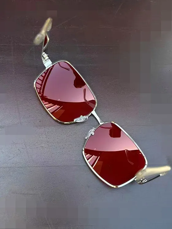 

Поляризованные солнцезащитные очки для вождения American Sle в большой оправе Pete с красными линзами и солнцезащитные очки для водителя