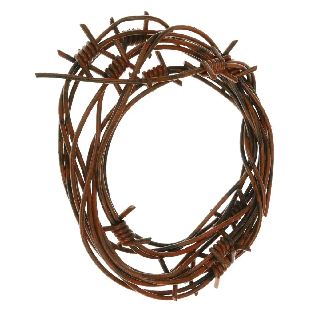 سلك حديد صناعي بني لديكور حفلات الهالوين ذات الطابع الغربي