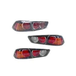 4 Pieces Tail Lamp for Lancer CY CX CZ 8330A107 2007-2020 Black Stop Lamps for Fortis Ex Turnin Warning Lights for Evo