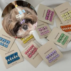 Pcs/Set Bot Vorm Hond Bb Clips Schattige Hond Haar Clips Haarspeld Puppy Kat Verzorging Accessoires