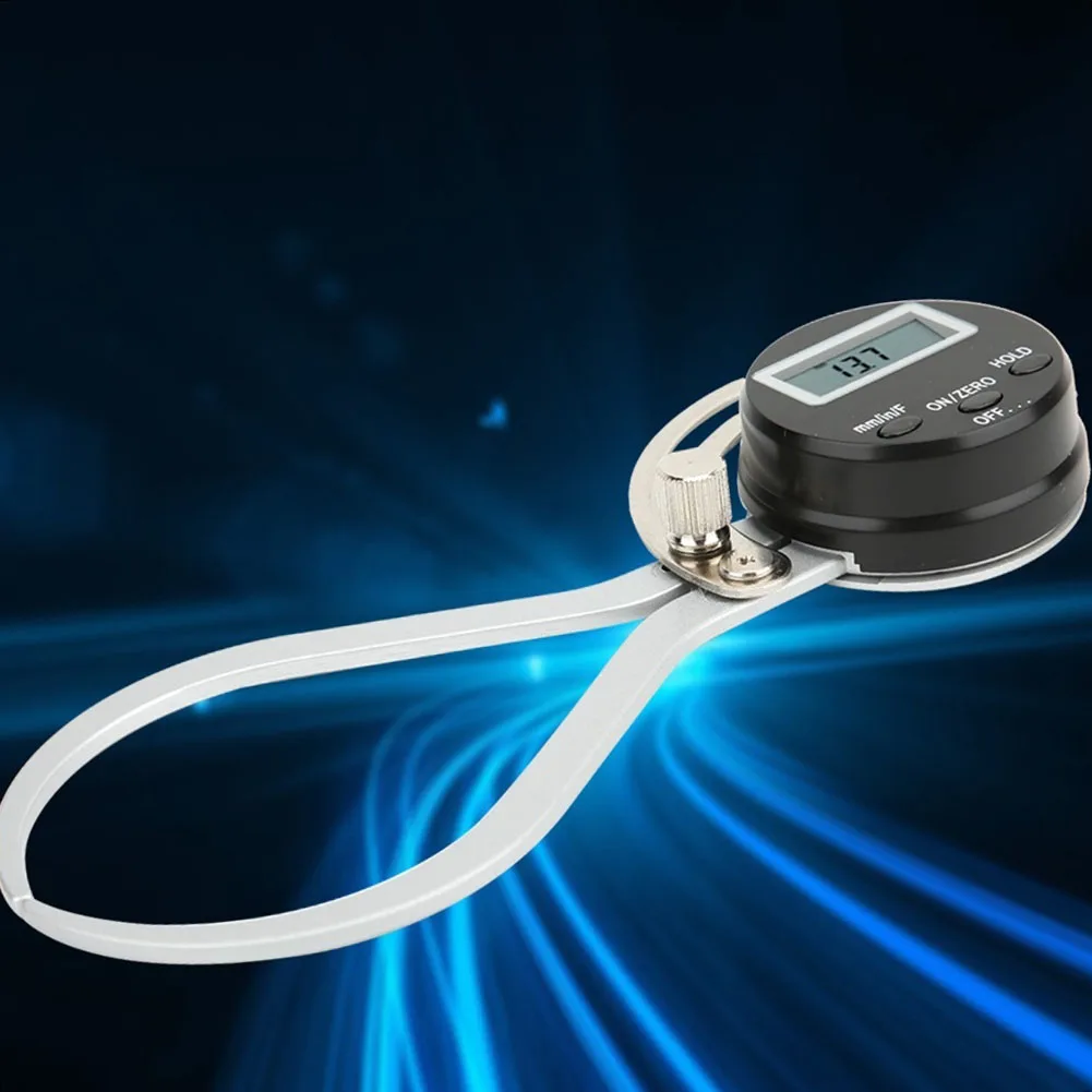 

For Workshop Black Digital Caliper Electronic Digital Caliper Gauge LCD Measuring Tool Chrome-plated Alloy Jaws