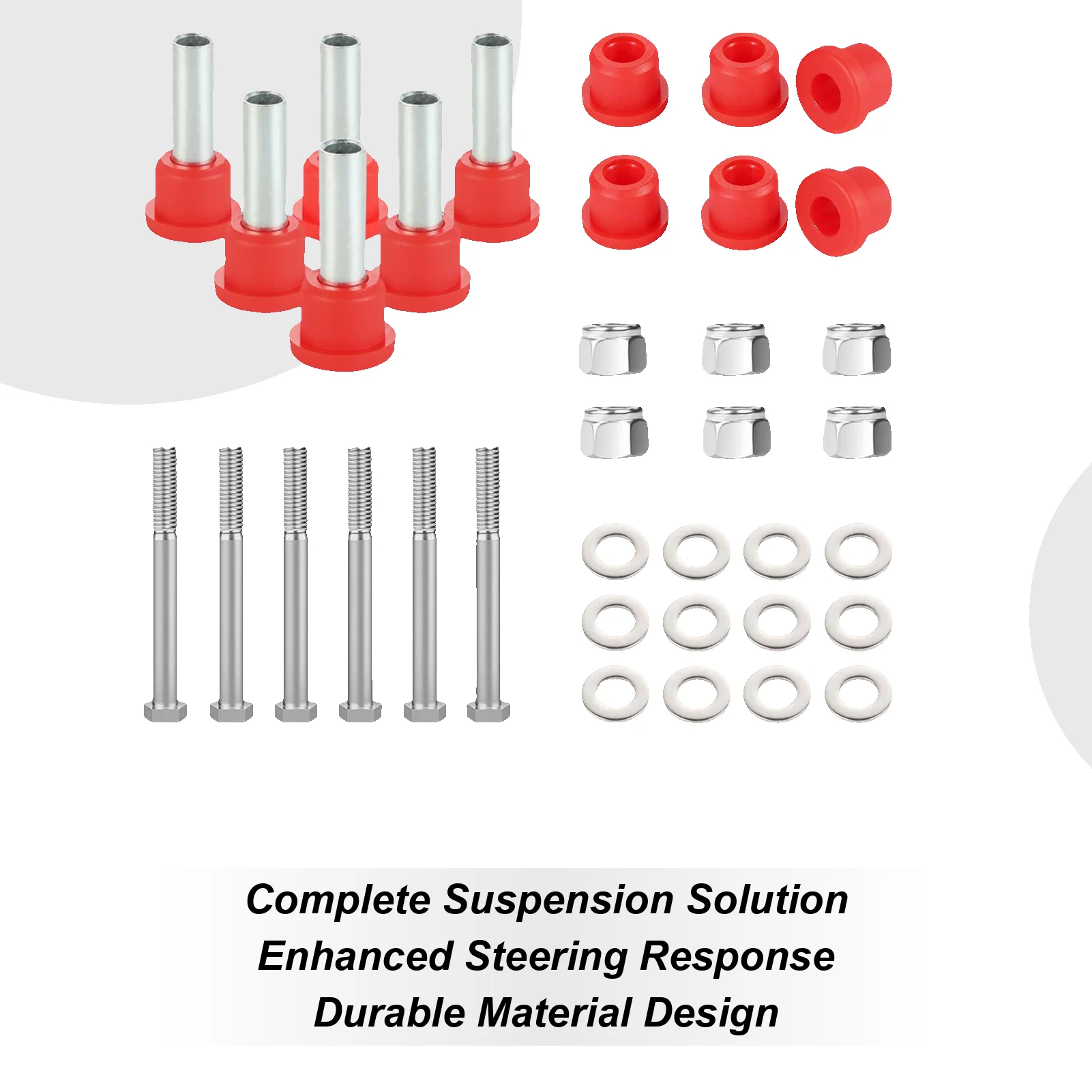 

Rear Bushing Kit Long-lasting Entertainment Supplies With Screws Golf Cart Front End Lift Block Kit For Travel Court Training