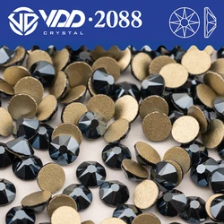 VDD 171 Metallic Dark High Quality SS16-SS30 2088 Crystal Rhinestones 8 Big 8 Small Flatback Diamond Strass DIY Crafts Nail Art