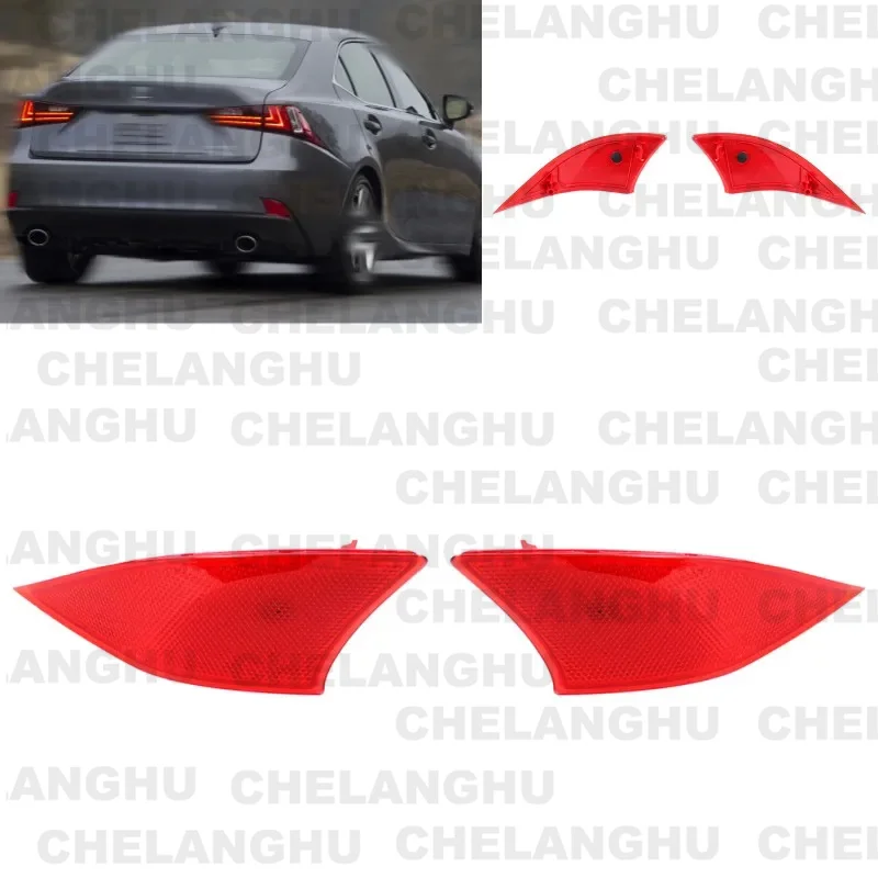 Car accessories For Lexus S250 S350 2013 2014 2015 2016 2017 2018 Pair Left+Right Side Rear Bumper Reflector Light