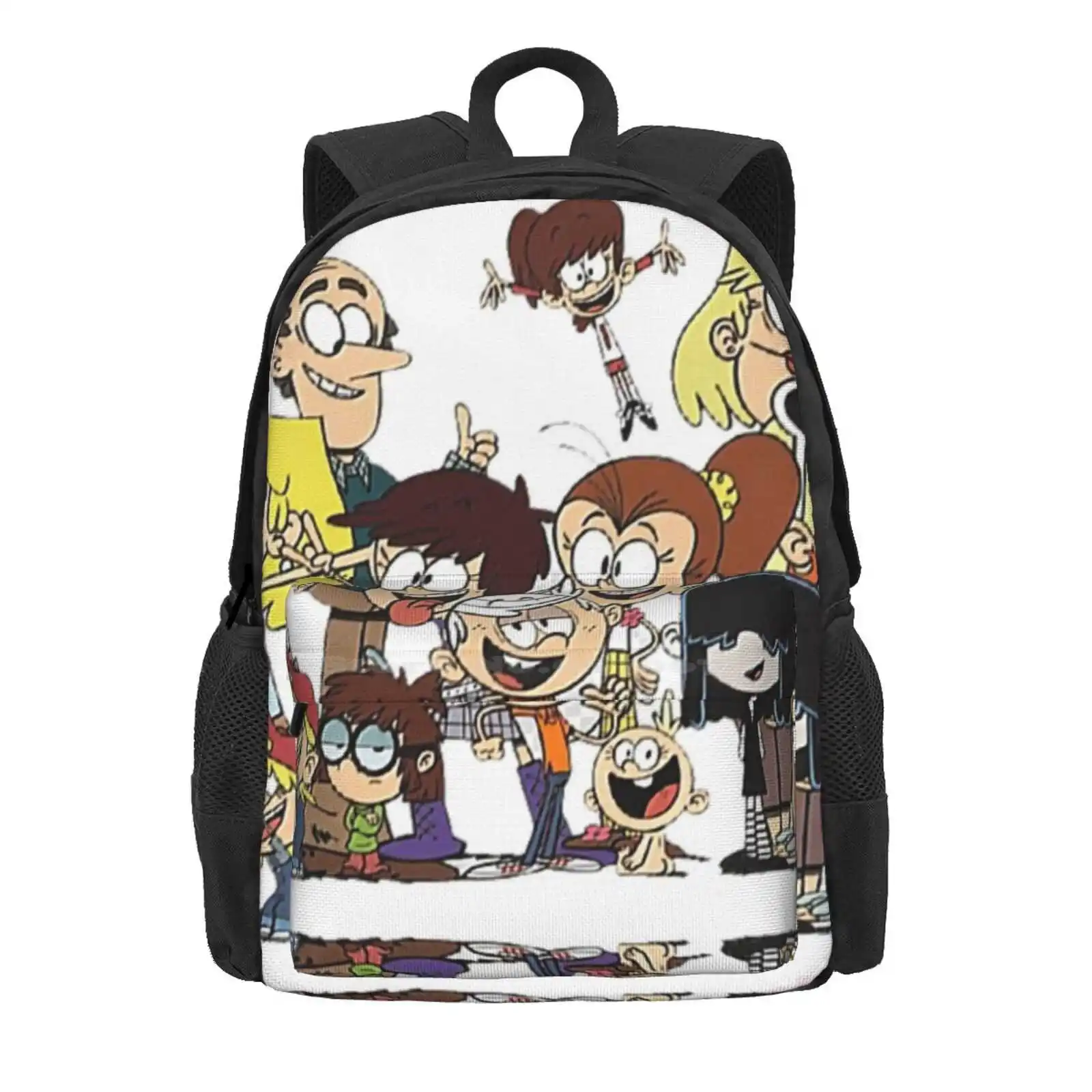 Loud House Family Hot Sale Schoolbag Backpack Fashion Bags Standard Large Caps Magnets Skins Desk Mats Mousepads Sleeves