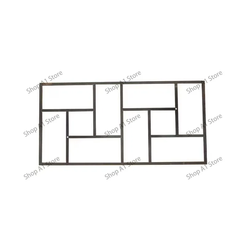 Hand Operated Concrete Stamp Mold, Courtyard Walkway Cement Pavement Imprinting Tool for Garden Path Floor Decoration