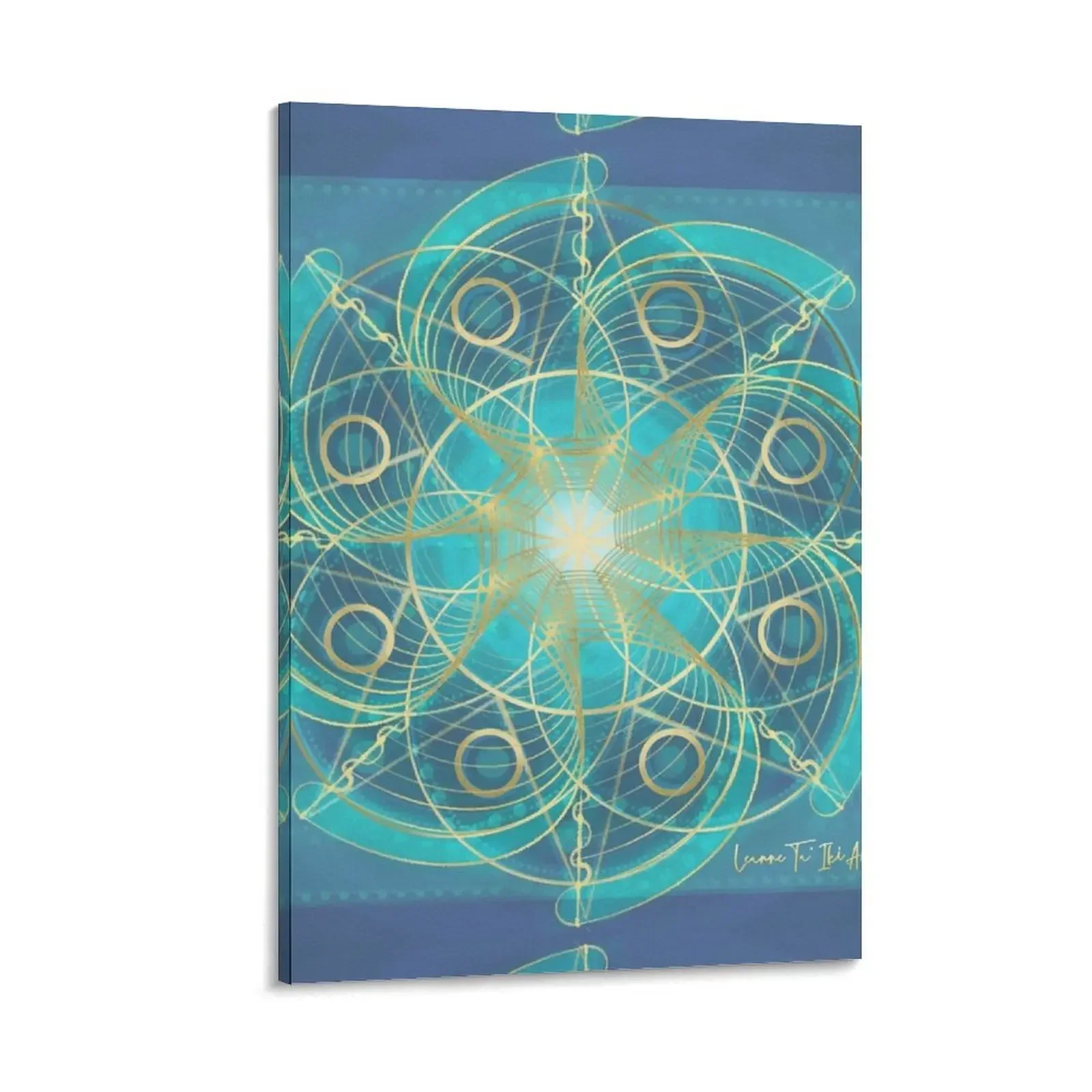 

Lemurian Compass for Multidimensional Navigation Canvas Painting aesthetic room decor home decor art