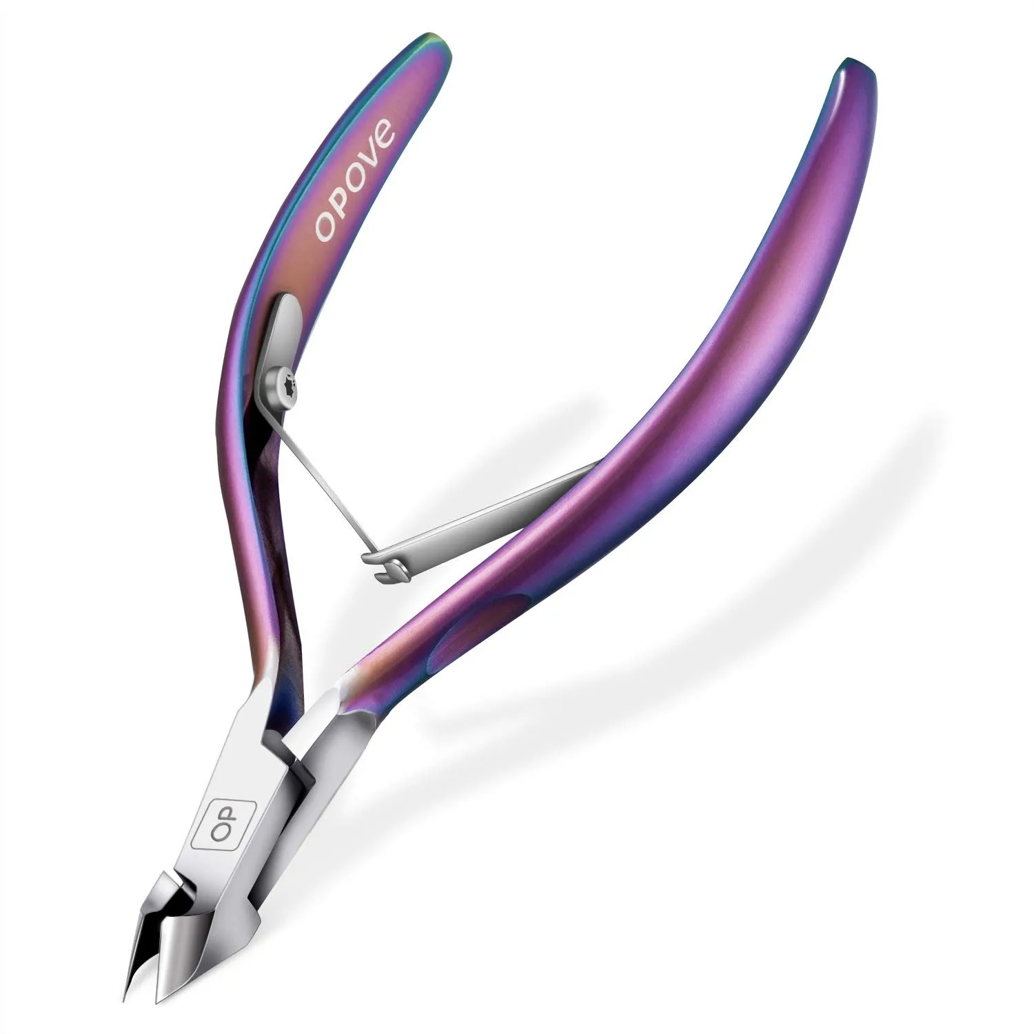 

Cuticle Trimmer Nippers Clippers Stainless Steel Hangnail Remover Extremely Sharp Cutter Pedicure Manicure Tool, Rainbow