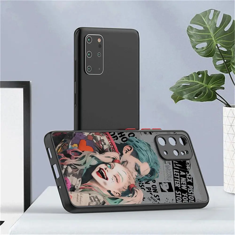 J-Joker Harley Quinn lovers Phone Case for Samsung Galaxy A54 A52 A14 A53 A13 A12 A23 A50 4G A31 A70 A33 A70s 5G Armor Cover