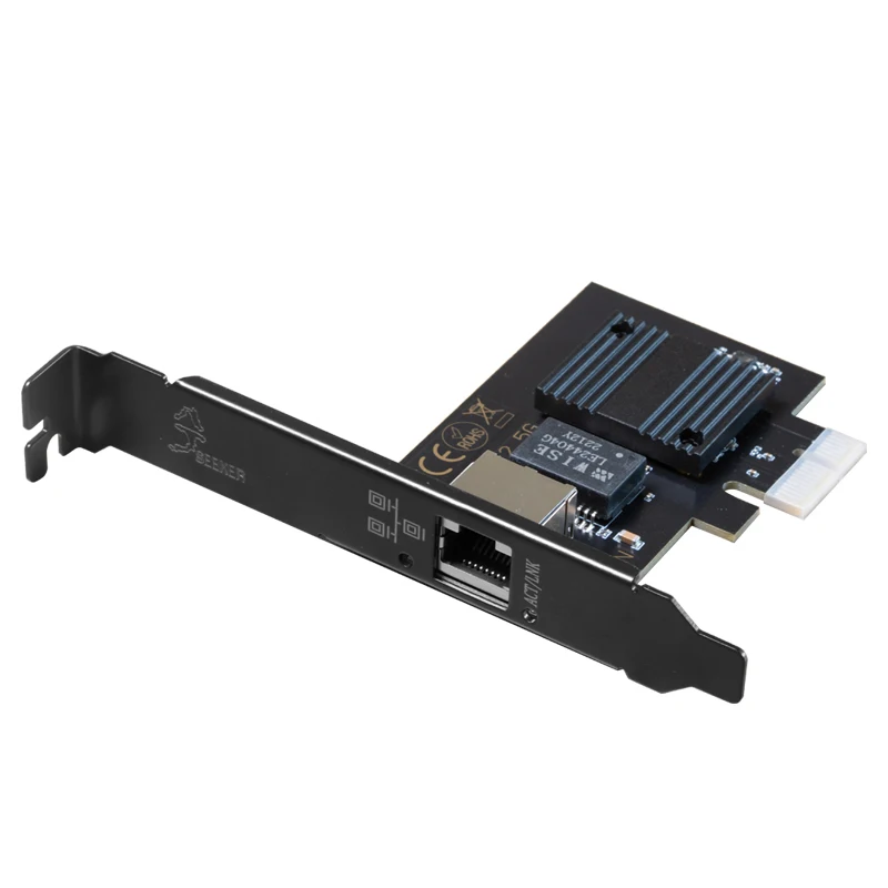 XikeStor SKS-I226-2.5ET voor Intel I226 chipset 2500Mbps Pcie RJ45 Netwerkkaart ondersteunt 100/1000/2500Mbps