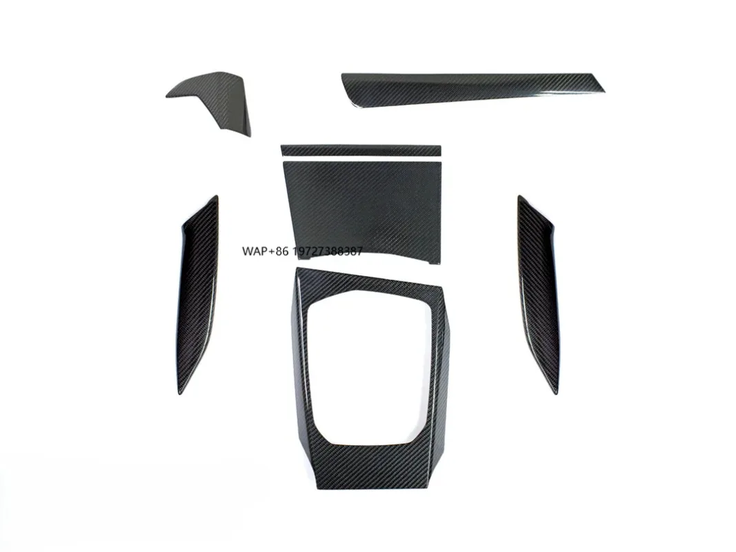 

Dry Carbon Fiber Dashboard Center Console Trim Cover Kit 7PCS for G8X M3 M4 Easy Installation