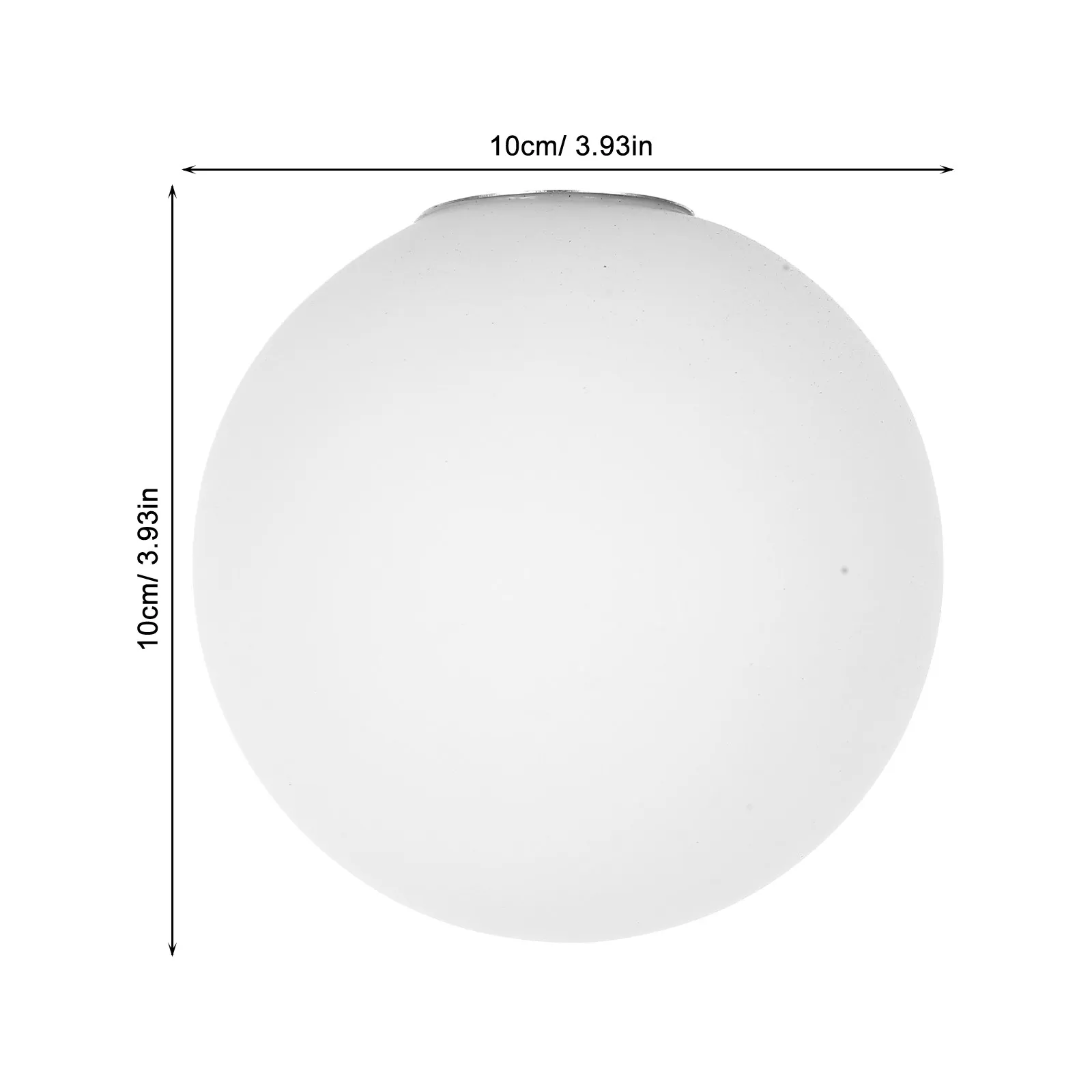 Frosted Glass Lampshade Globe Style E14 100Mm Sphere for Modern Classic Interiors Pendant Chandelier Wall Lamp Use