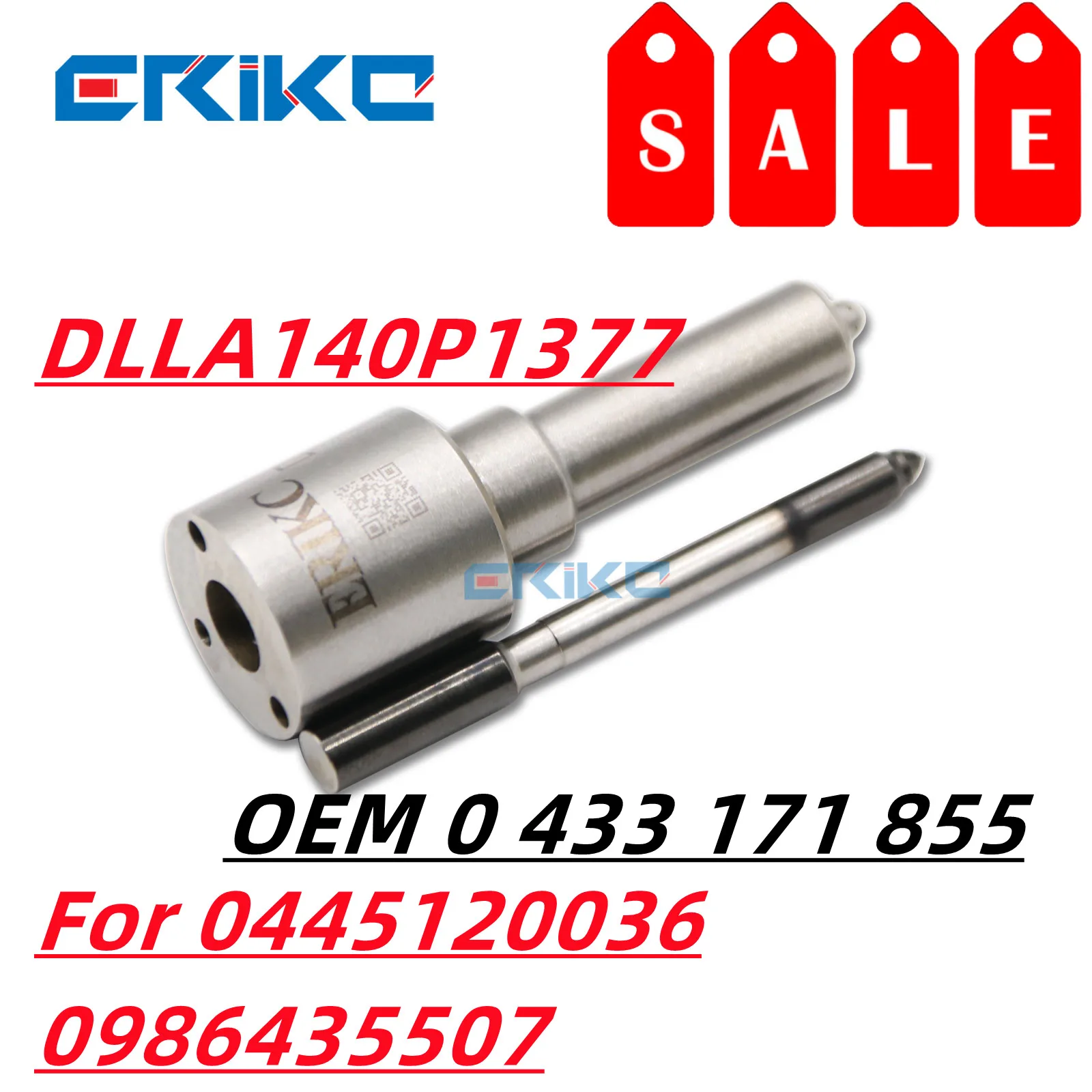 DLLA140P1377 Форсунки Common Rail DLLA 140P 1377 Сопло масляного насоса OEM (0 433 171 855) Для инжектора 0445120036 0986435507 DLLA140P1377 Форсунки Common Rail DLLA 140P 1377 Сопло масляного насоса OEM (0 433 171 855) Для инжектора 0445120036 0986435507