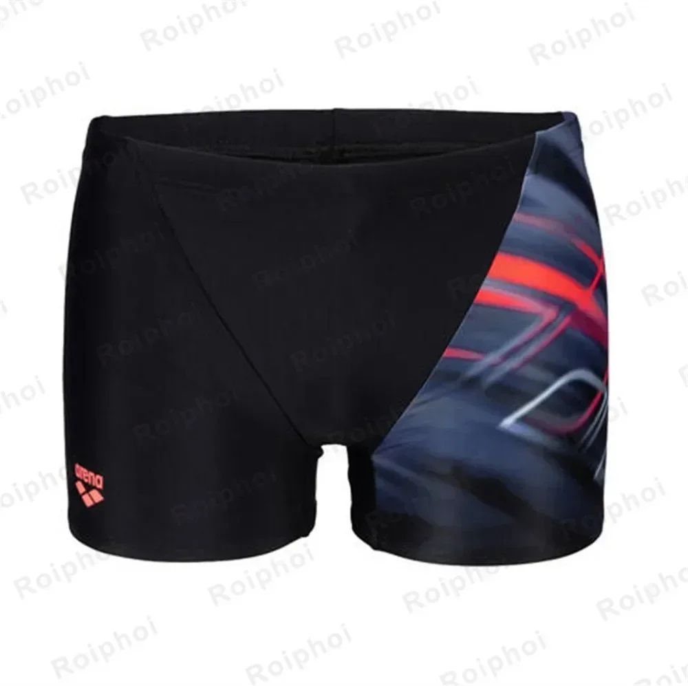Mens Swimsuit Jammer Endurance Athletic Training Swimsuit Racing Swimming Trunks Shorts Swimwear Men Swim Jammers