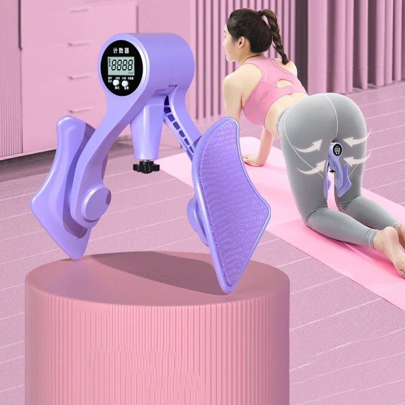 

Digital Counter Hip Trainer Leg Trainers Pelvic Floor Muscle Strength Adjustable Leg Exerciser Inner Thigh Fitness Equipment