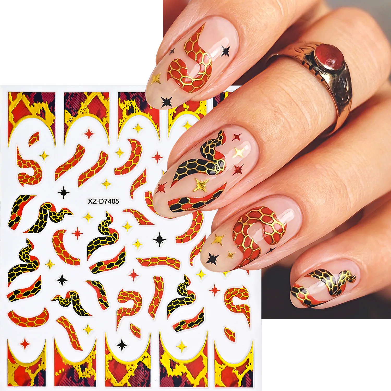 30 Stück Niedliche Hunde Katzen Tier Hasen 3D Cartoon Relief Selbstklebende Nagelkunst-Aufkleber Süße Welpen Kätzchen Stern Maniküre – Detail 22