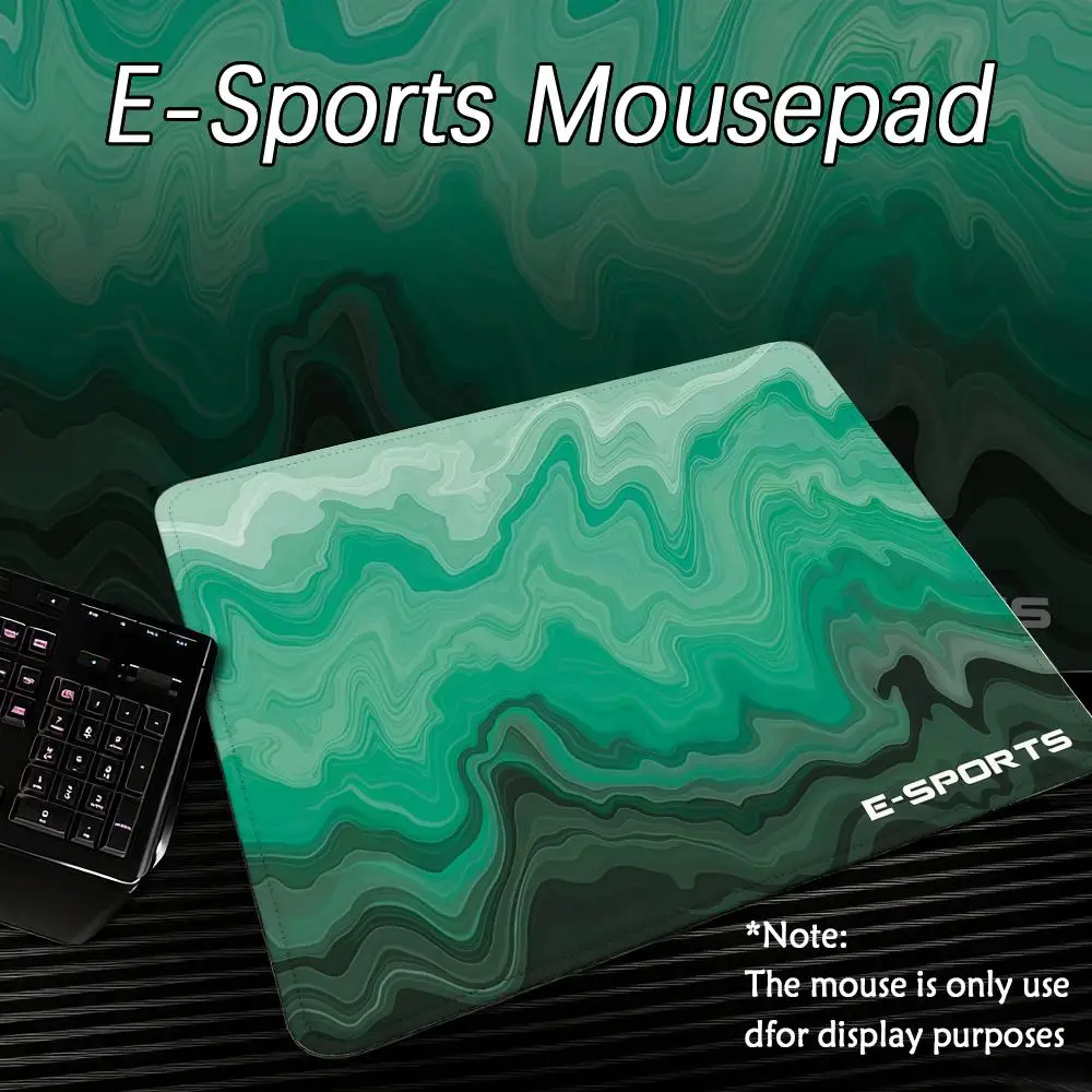 

Mouse Pad Tempered Surface for FPS eSports Ultra-Smooth Glide Professional Desktop Mat Artistic Color Blending Premium