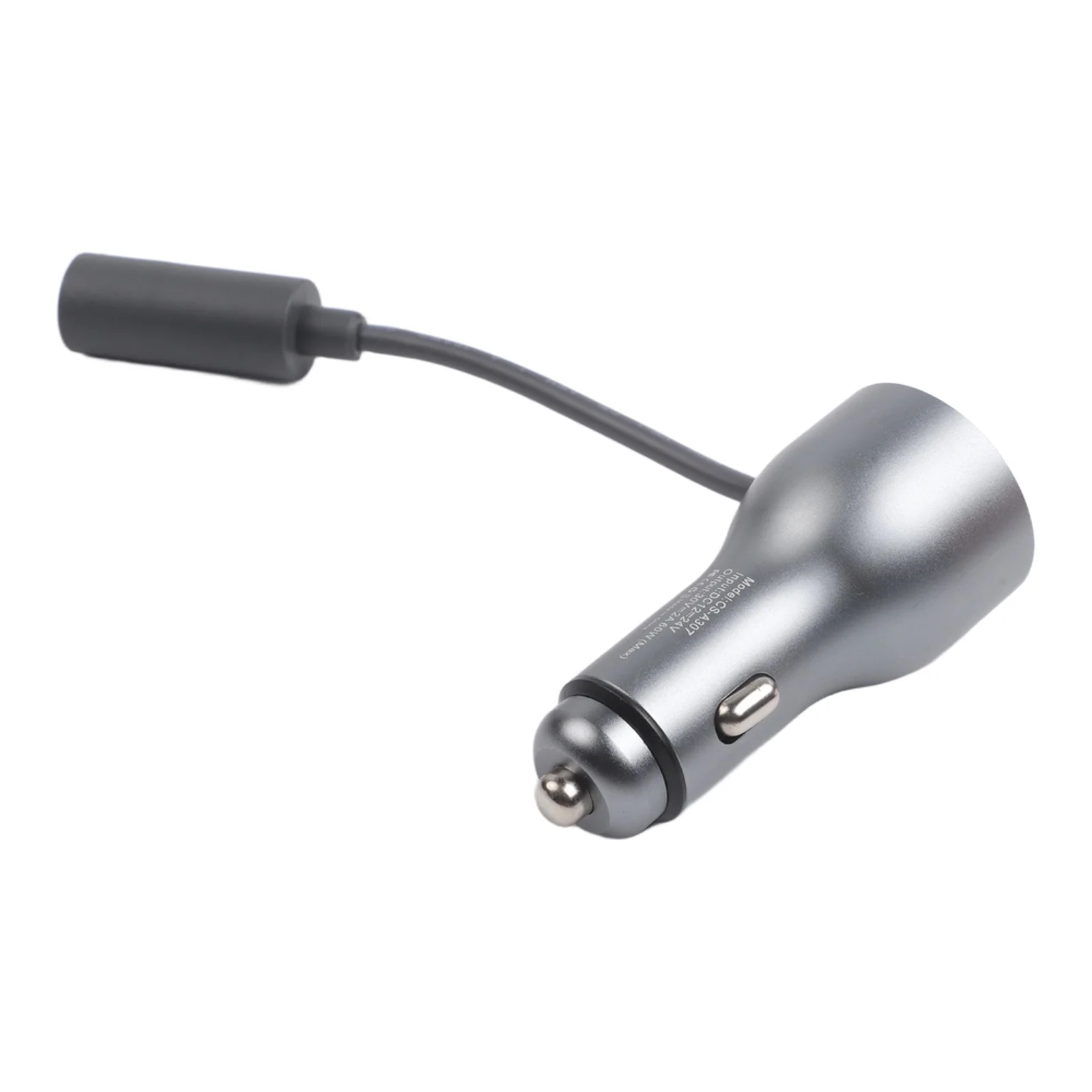 Gray Boost Converter Convenient Car Charging Cable Boost Converter Efficient Voltage Boosting Overcurrent Protection
