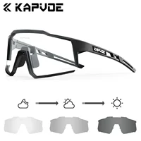 Kapvoe gafas fotocromáticas para ciclismo UV400 MTB, gafas de sol transparentes para bicicleta de montaña, gafas deportivas para hombres y mujeres