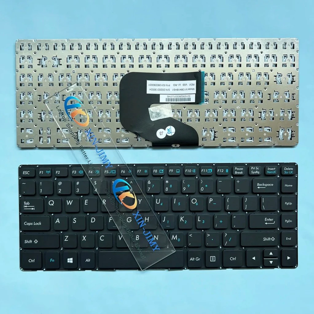 Imagem -02 - Xin-russo-us Layout Teclado para Notebook para Getac S410 S410 g1 g2 g3 S410v Volkswagen 6150e sem Moldura Retroiluminado