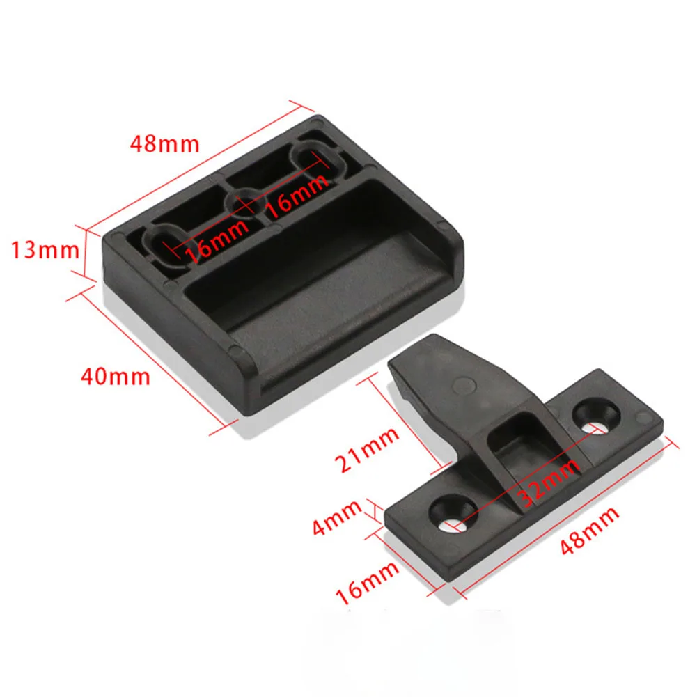 Plastic Column Wall Panel Connector for Cabinet Furniture Assembly with Snap Fit and Adjustable Height Features
