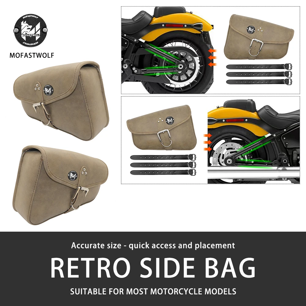 Motorcycle Scooter Universal Hanging Edge Bag for Harley Modified Edge Box Edge Bag Saddle Tool Knight Side Bag