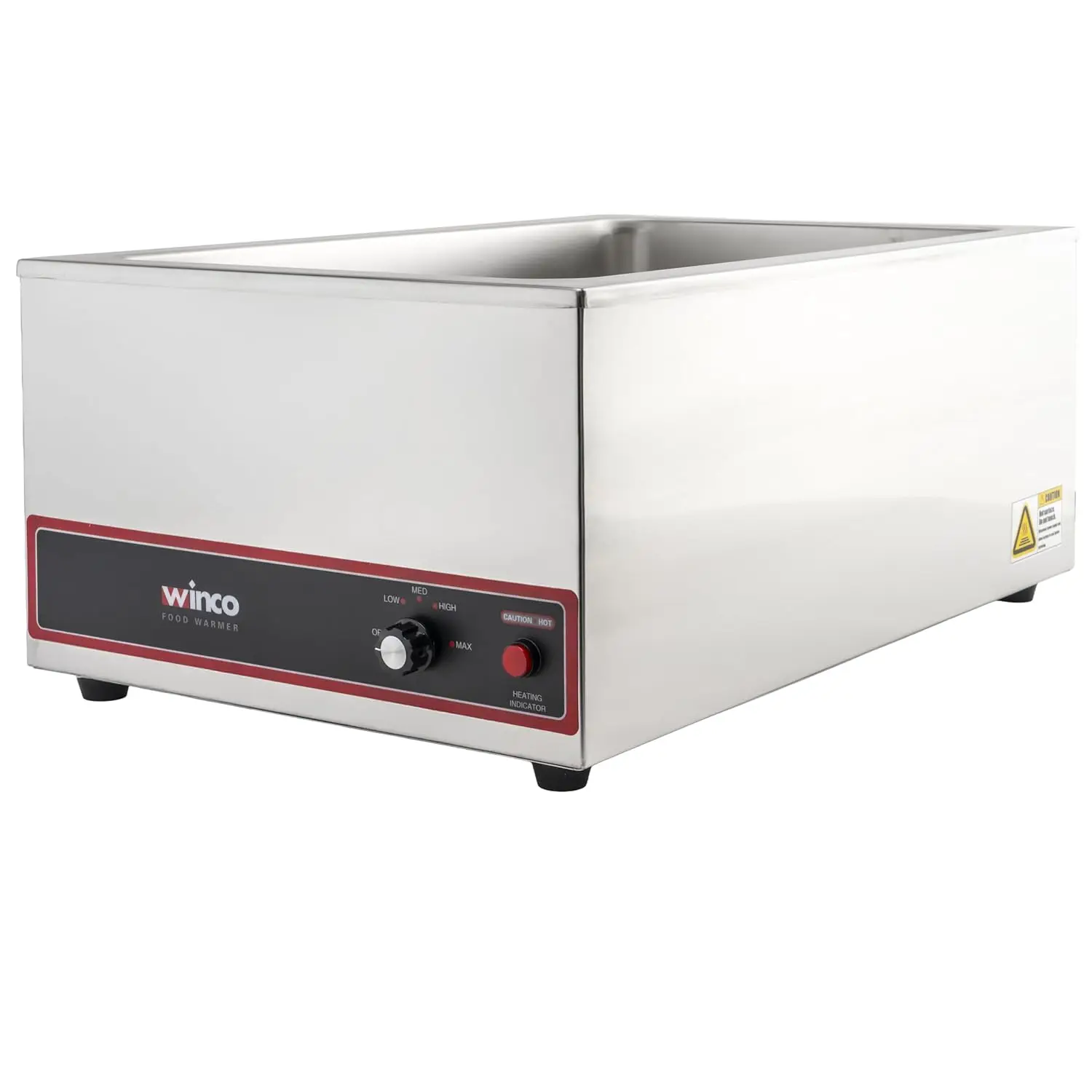 

FW-S500 Commercial Portable Steam Table Food Warmer 120V 1200W,Stainless Steel,Large