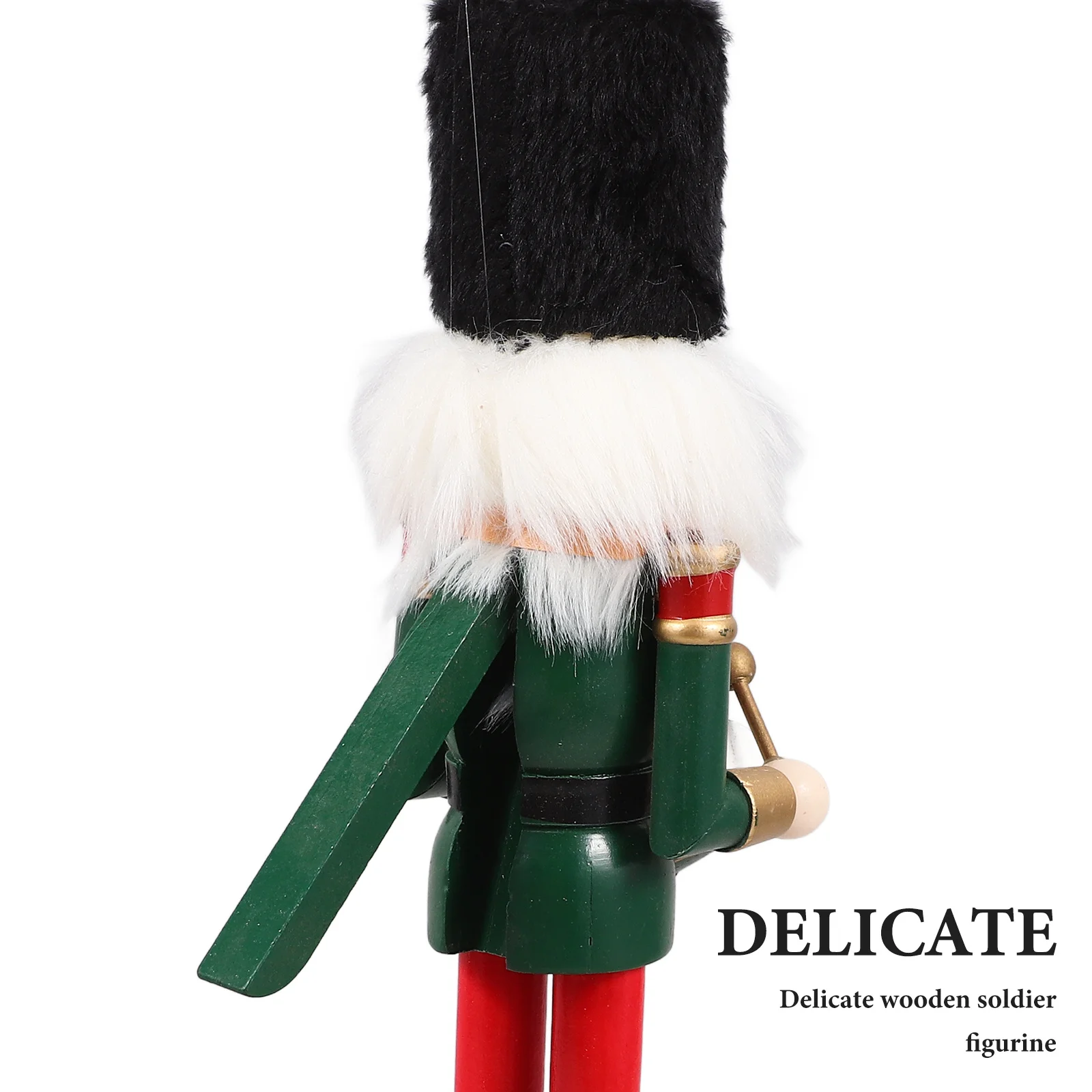 

Wooden Nutcracker Xmas Decor Hand Painted Wooden Soldier Statue Christmas Table Ornament Gift Wood Nutcrackers Decor