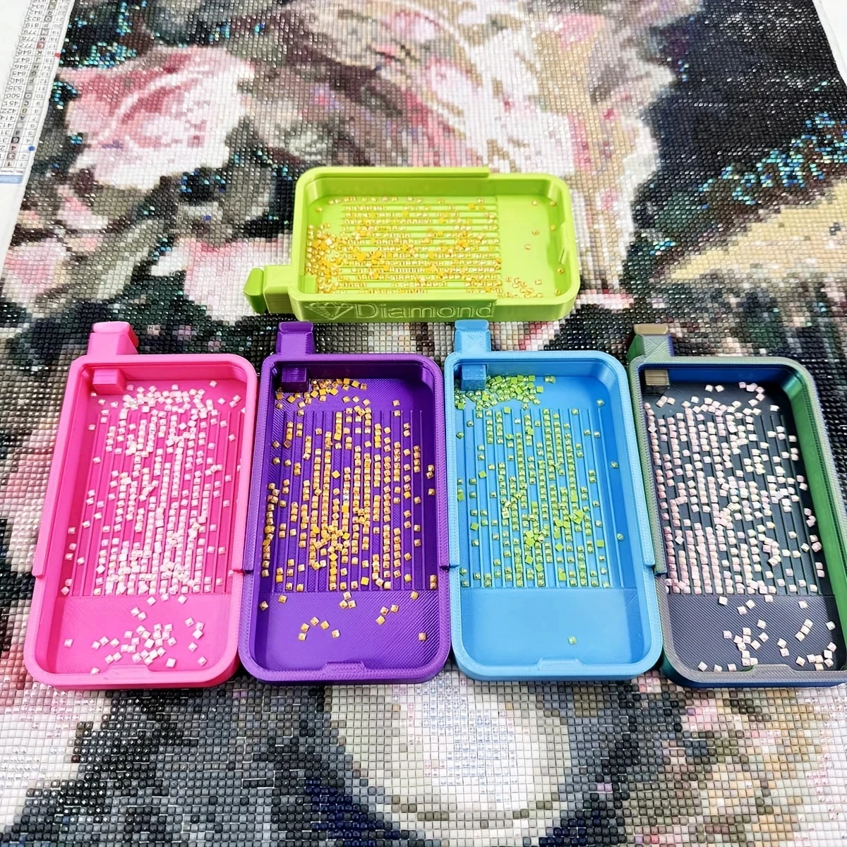 Dispaint 3D Printing Diamond P - огляд і ціна Resin Art Tray