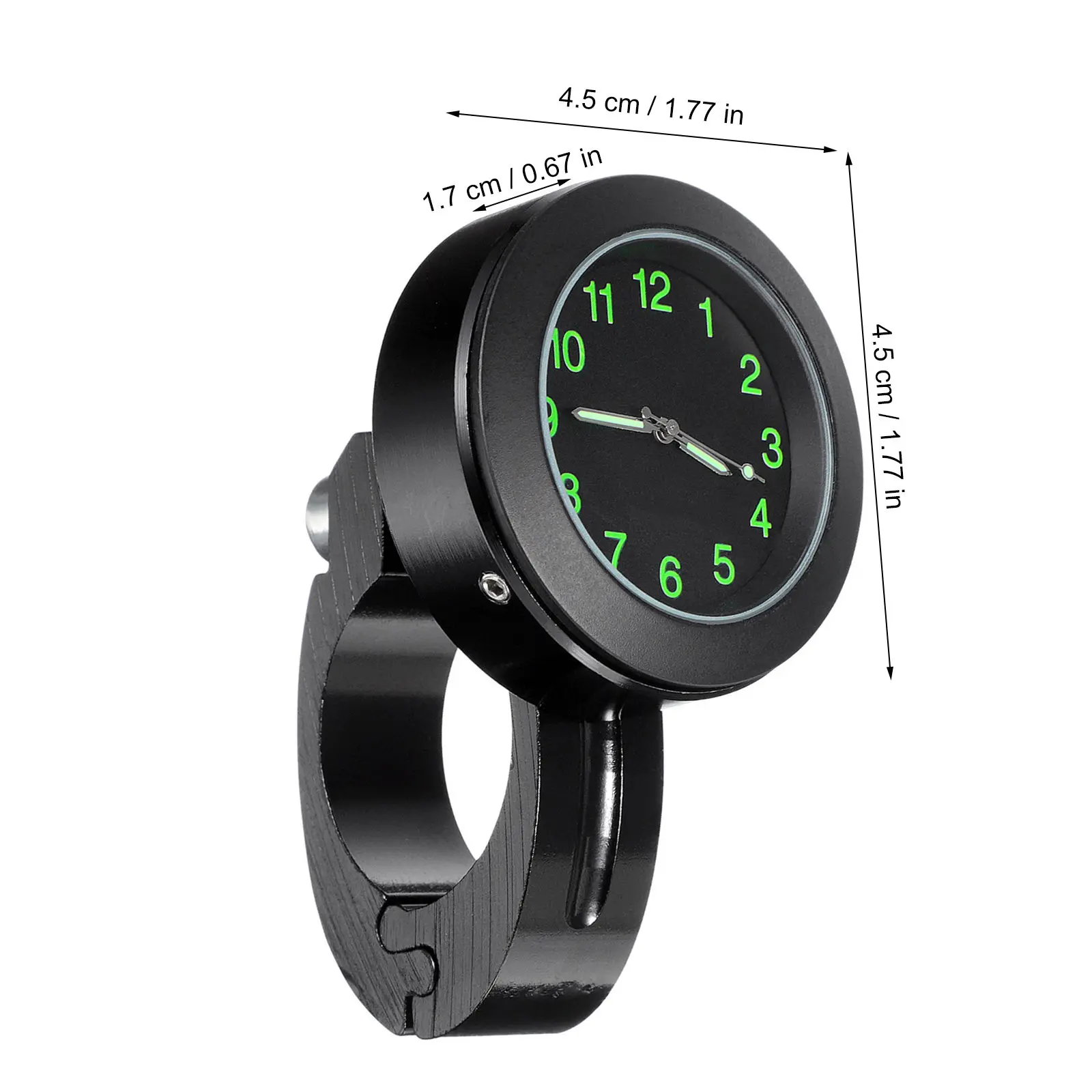 Digital Bike Clock for Handlebar – Motorcycle & Bicycle Dashboard Clock