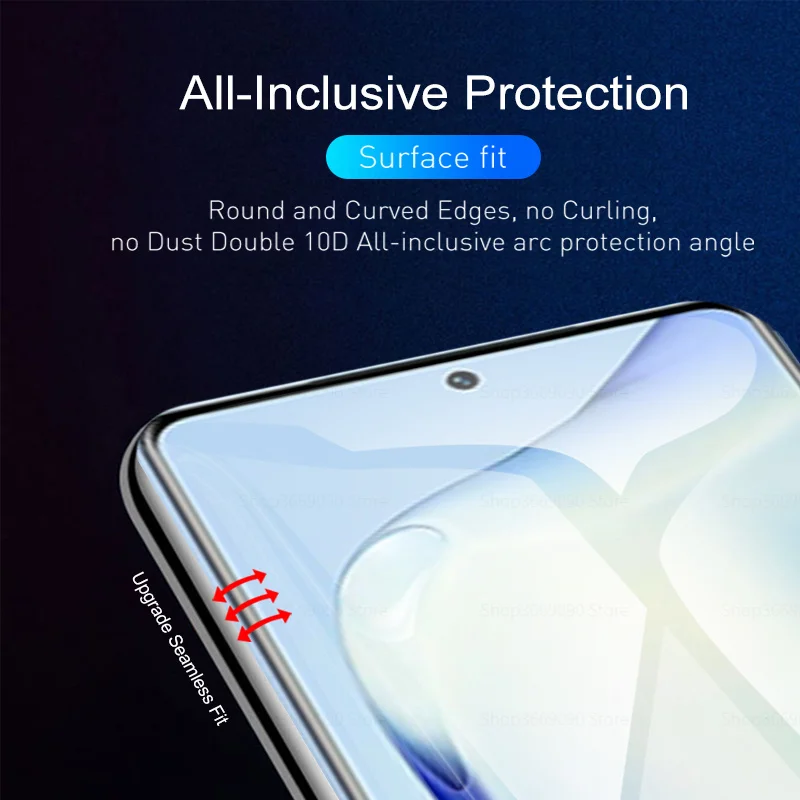 واقي شاشة لهاتف فيفو v27 برو ، فيلم هيدروجيل ، منحني ، ناعم ، 999d ، v27e ، 27pro ، v27pro ، v2230 ، 3 قطعة