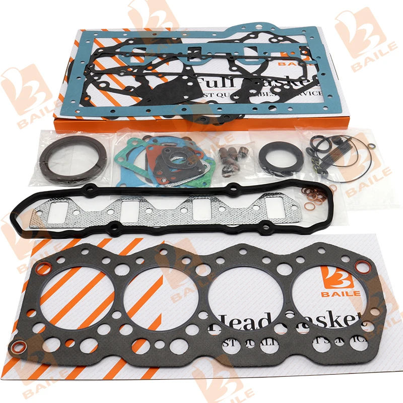 

For Mitsubishi S4E2 Full Gasket Set Kit Engine With Cylinder Head Gasket