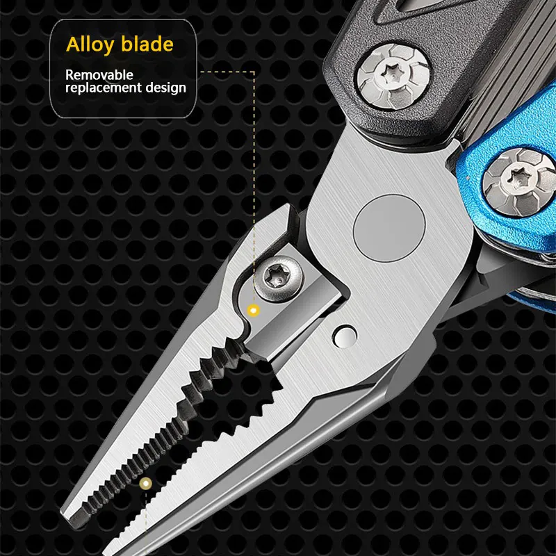 Multifunctional outdoor hammer pliers axe hammer folding hammer window breaking escape hammer outdoor camping portable