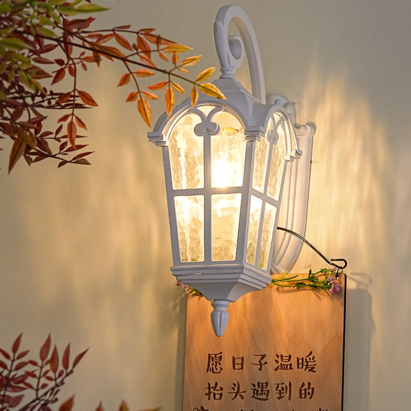 

Outdoor wall lights, solar waterproof villa courtyard lights